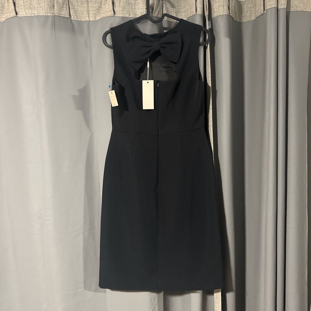 Rachel Parcell Elegant Black Mini Dress with Bow